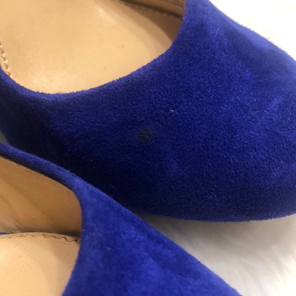Gianni Bini Blue leather upper heels size 9.5 - Picture 8 of 8